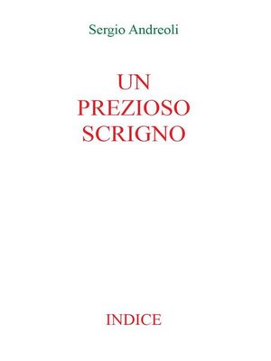 cover image of Un prezioso scrigno. Indice